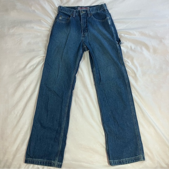 VINTAGE 90s Silver Jeans Mens - Picture 1 of 11